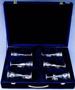 набор бокалов из серебра