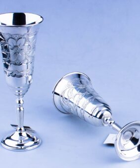 серебряные фужеры