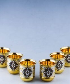 Серебряный сервиз для напитков 16 серебряные стаканы