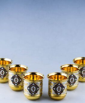 серебряные стаканы