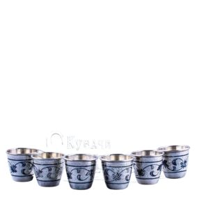 Стопочки из серебра Кубачи 5 стопочки из серебра