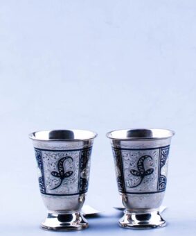 Серебряные стопки с ободком 6 серебряные стопки