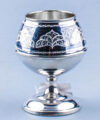 коньячный серебряный бокал