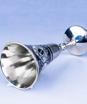 серебряный бокал кубачи