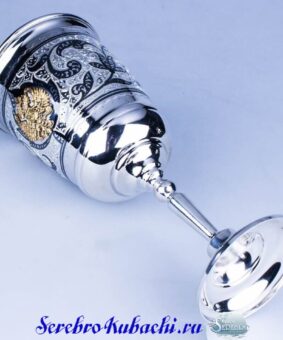 серебряный бокал герб россии