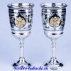 Серебряные бокалы с гербом России 11 серебряный бокал герб россии