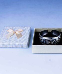 Красивый женский серебряный браслет 7 серебряный браслет кубачи в футляре