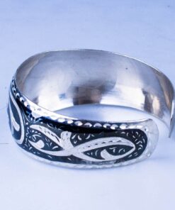 Красивый женский серебряный браслет 6 серебряный браслет кубачи