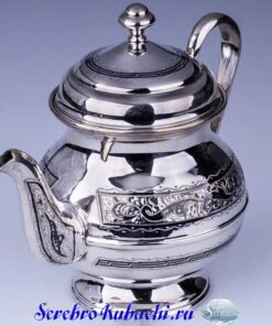 серебряный чайник кубачи