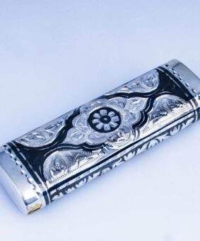 чехол из серебра под зажигалку