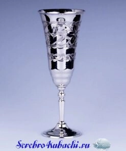 серебряный фужер кубачи