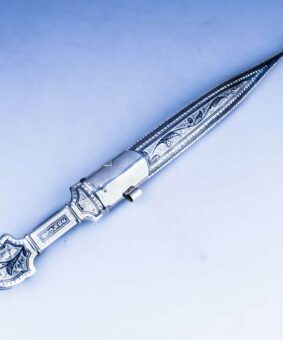 кинжал серебряный булатный клинок