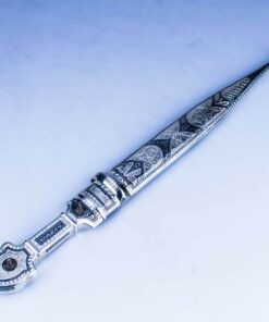 кинжал серебряный булатный клинок