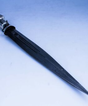 кинжал серебряный булатный клинок