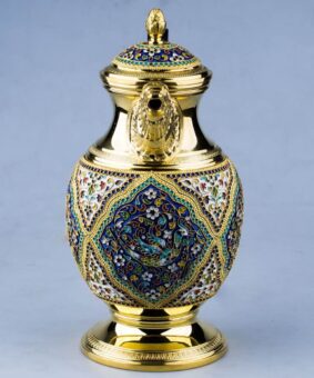 Набор кофейный серебряный 4