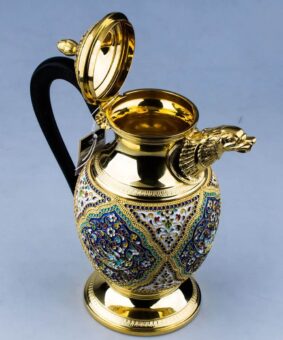 Набор кофейный серебряный 2