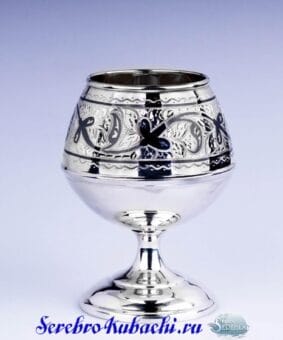 Серебряные коньячные бокалы 1