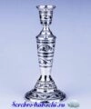 серебряный подсвечник