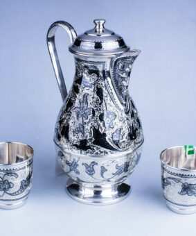Набор для воды серебро 16 набор серебряный кувшин со стаканами