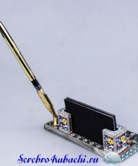 серебряный письменный прибор