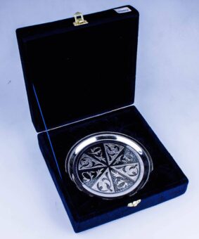 поднос серебро кубачи