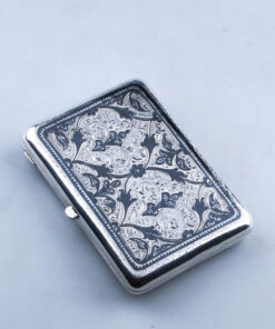 серебряный портсигар