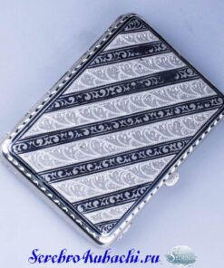 портсигар серебряный кубачи