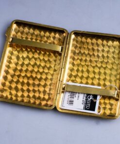 позолоченный серебряный портсигар