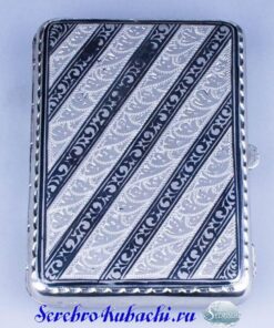 портсигар серебряный кубачи