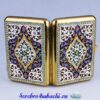 портсигар серебряный с эмалью