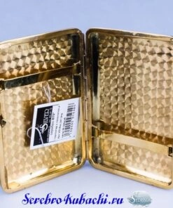 портсигар серебряный с эмалью