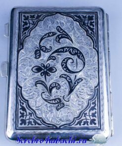 Мужской портсигар из серебра 8 мужской портсигар из серебра