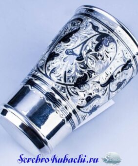 серебряный стакан мархарай