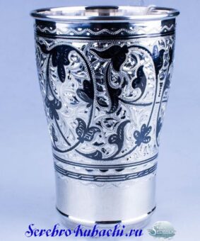 серебряный стакан мархарай