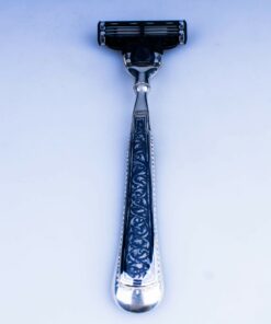 серебряный станок под лезвия Gillette Mach3