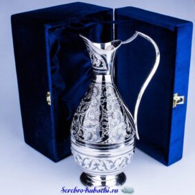 Alternative view of Кувшин из серебра "Изящный"