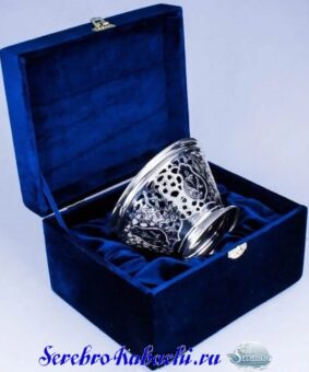 серебряная ваза для конфет