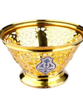 серебряная ажурная вазочка