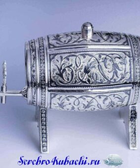 серебряная бочка кубачи