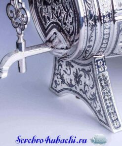 пивная серебряная бочка кубачи