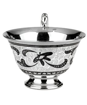 серебряная чайная чашка