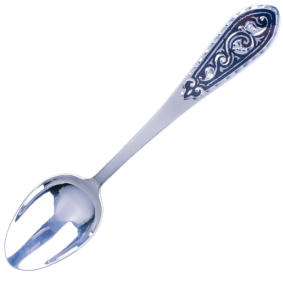 серебряная чайная ложка