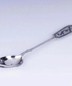 серебряная чайная ложка кубачи