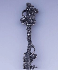 серебряная чайная ложка лоза