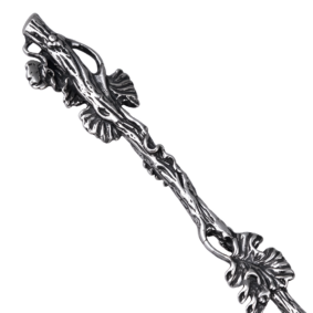 серебряная чайная ложка лоза