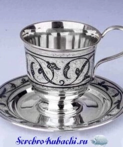 подарочная красивая серебряная пара