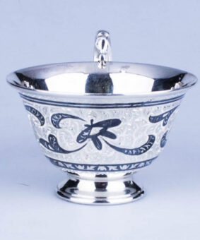 Серебряная чайная чашка 10 серебряная чайная чашка