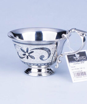 Серебряная чайная чашка 9 серебряная чайная чашка