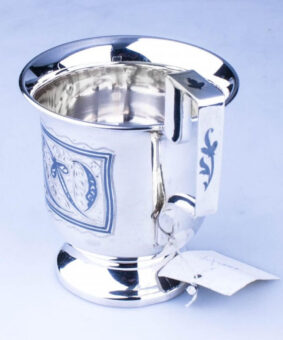 серебряная чашка кубачи