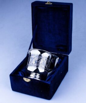 серебряная чашка кубачи